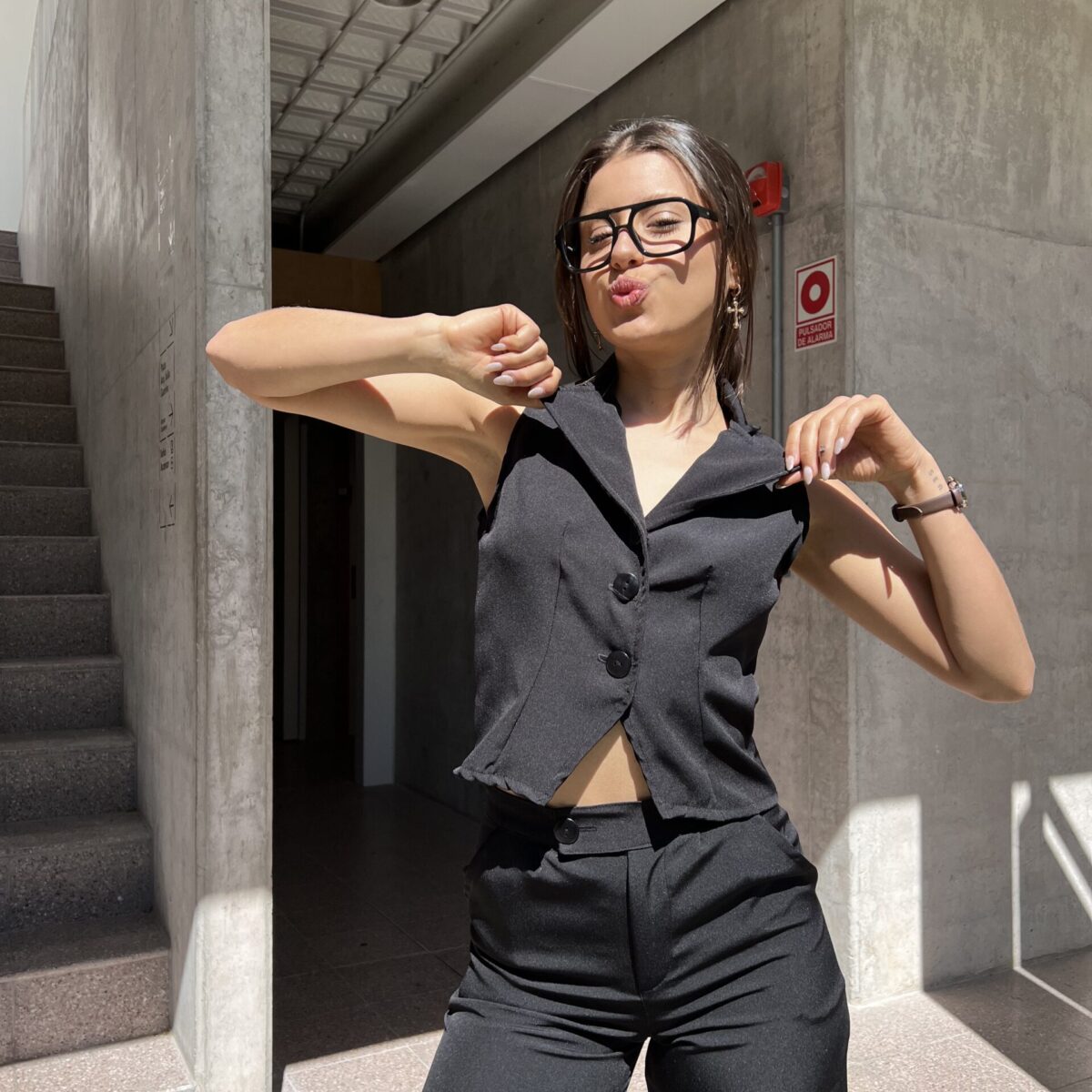 Chaleco héroe Negro