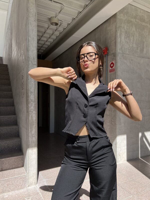 Chaleco héroe Negro