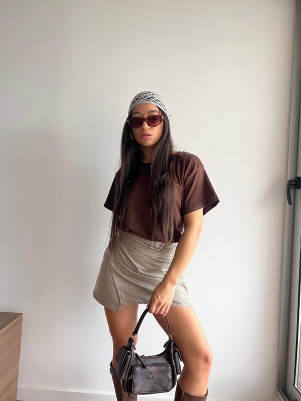 Remera Basic Marrón