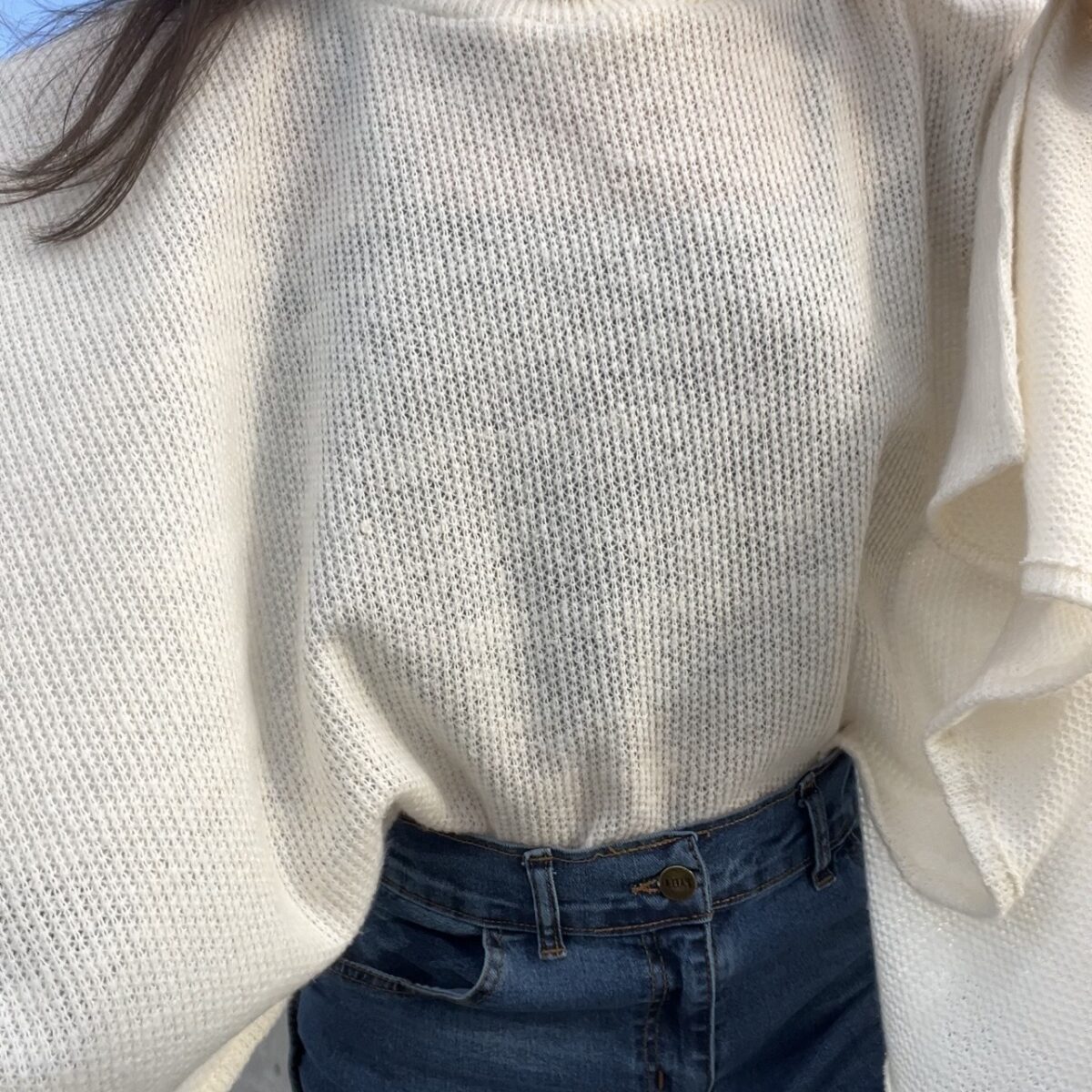 Poncho Velvet Air Crudo