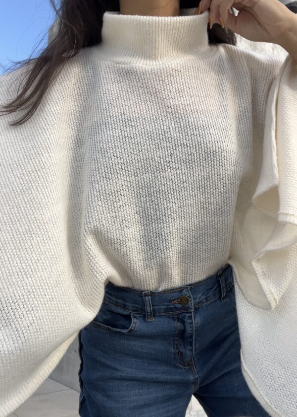 Poncho Velvet Air Crudo