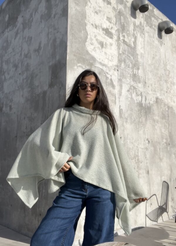 Poncho Velvet Air Verde