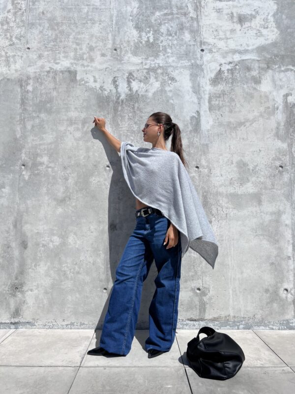 Poncho Free Air Gris