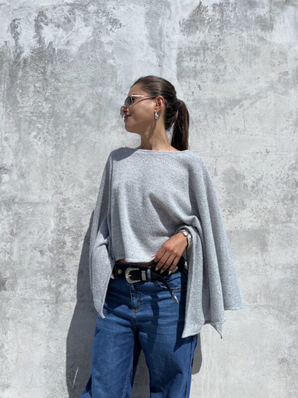 Poncho Free Air Gris