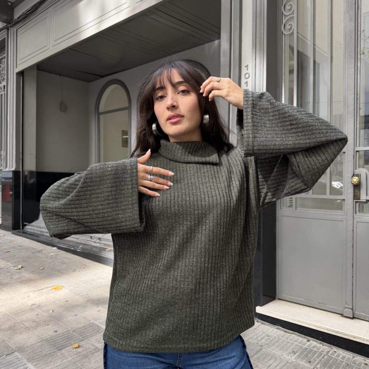 Polera Open Mood Verde