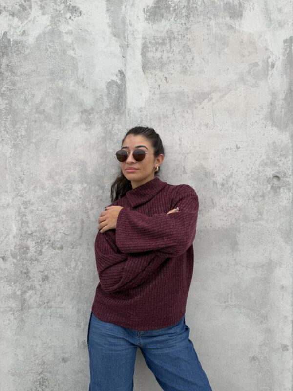 Polera Open Mood Vino