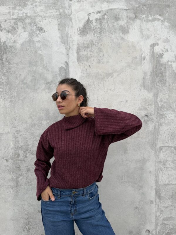 Polera Open Mood Vino