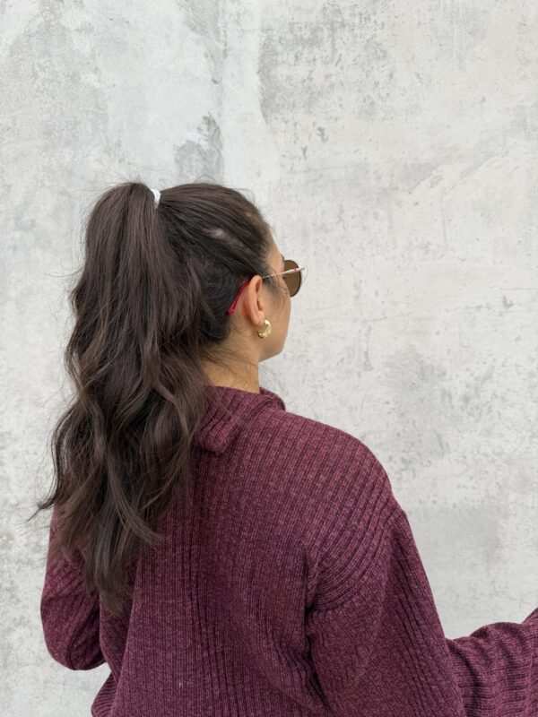 Polera Open Mood Vino