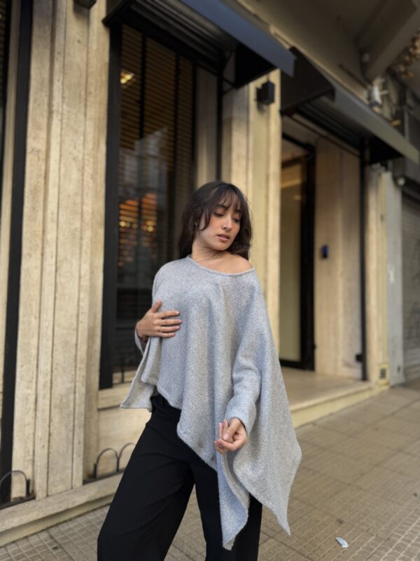 Poncho Free Air Gris