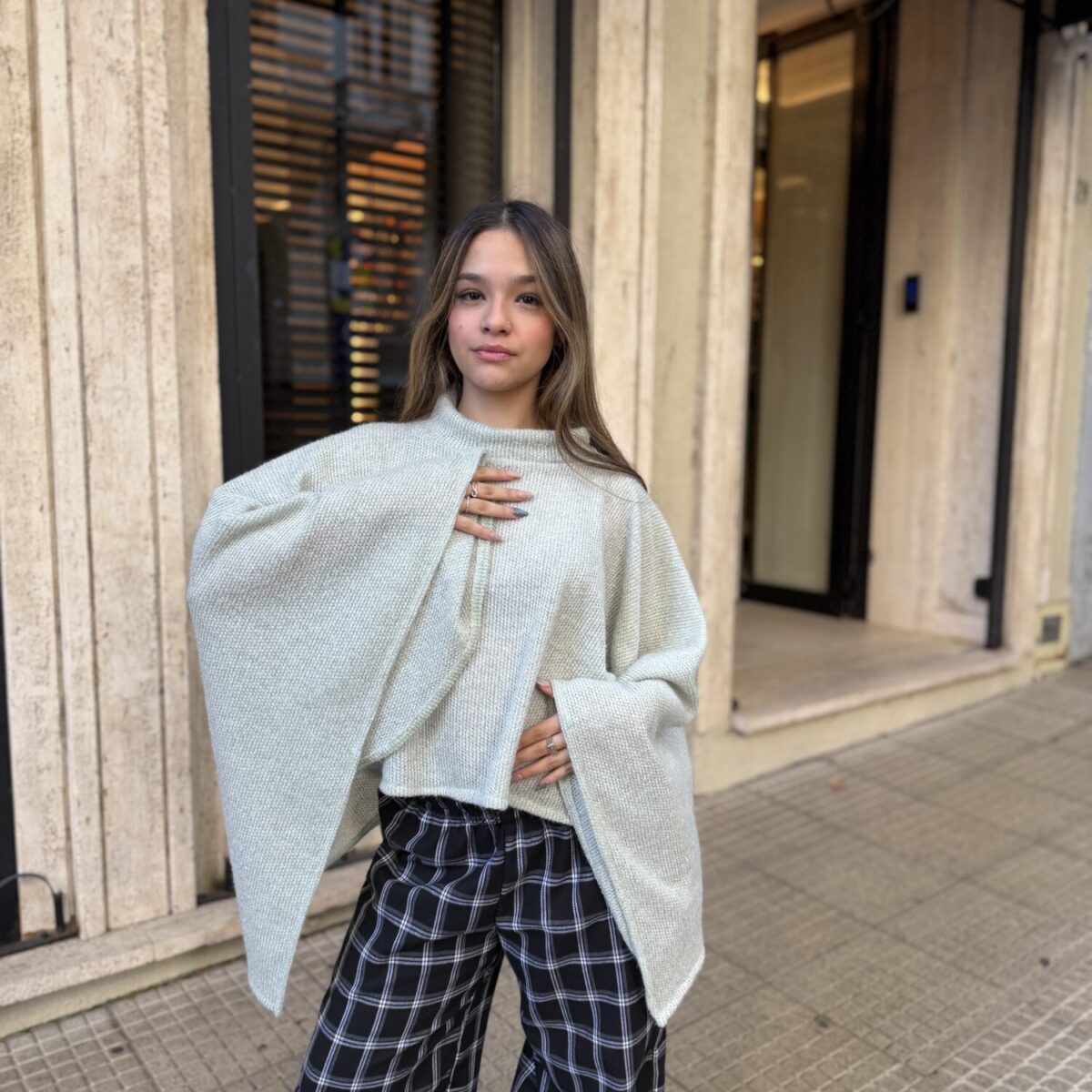IMG_0618 Poncho Velvet Air Verde