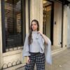 Poncho Velvet Air Gris