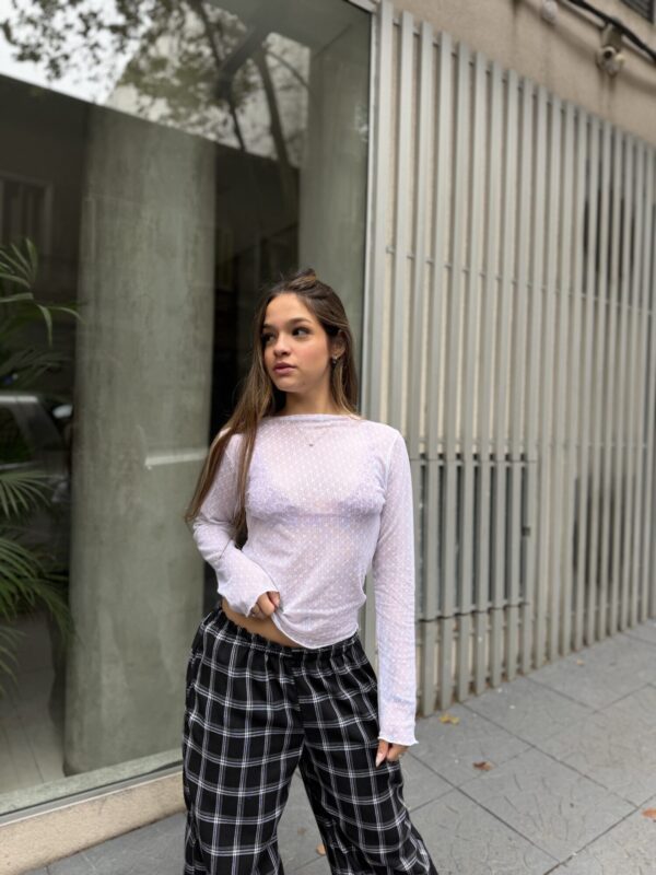Polera Secret Bloom Blanco