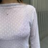 Polera Secret Bloom Blanco