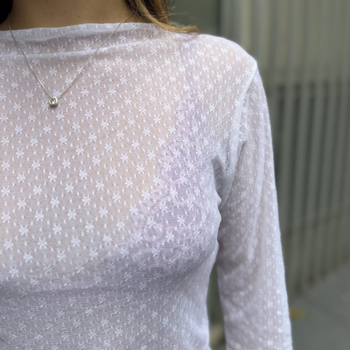 Polera Secret Bloom Blanco