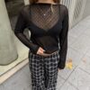 Polera Secret Bloom Negro