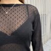 Polera Secret Bloom Negro