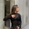 Polera Secret Bloom Negro