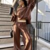 Pantalon Relieve Choco