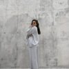 Pantalon Relieve Gris