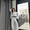 Pantalon Relieve Gris