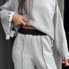 Pantalon Relieve Gris