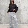 Pantalon Relieve Gris