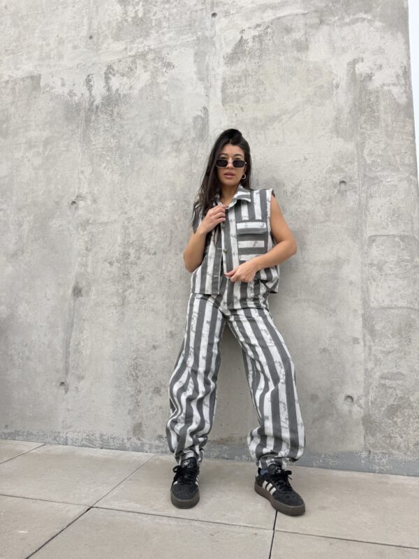 Chaleco Line Gris