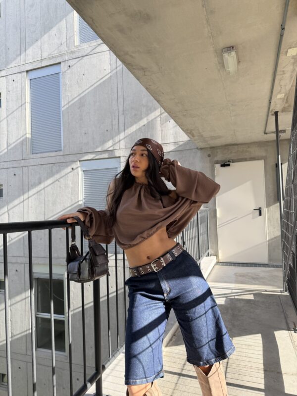 Blusa Capri Choco